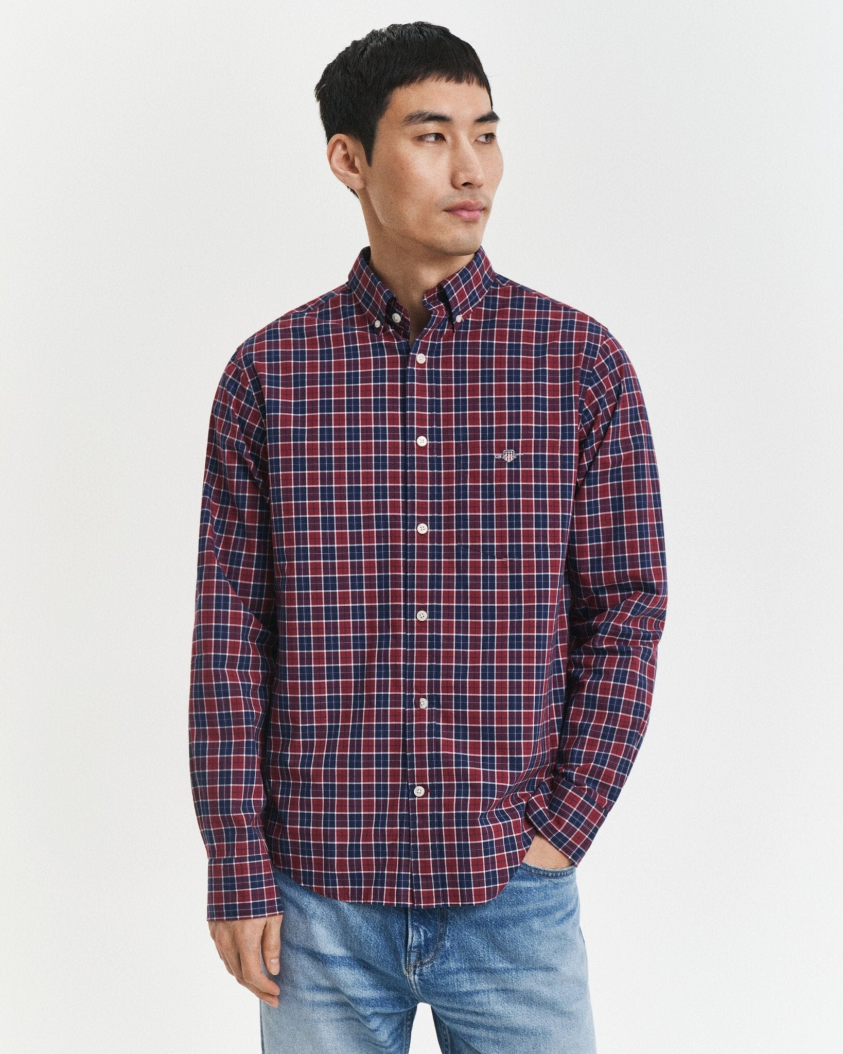 GANT Regular Classic Poplin Check - Matt O'Brien Fashions
