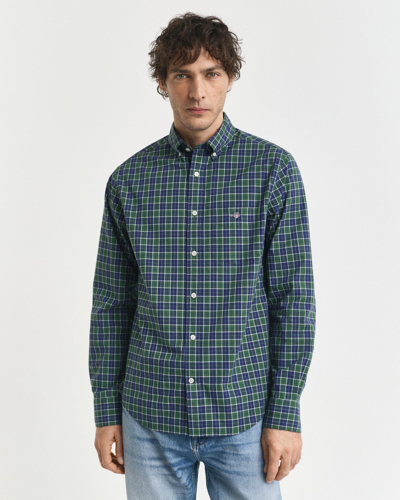 GANT Regular Classic Poplin Check - Matt O'Brien Fashions
