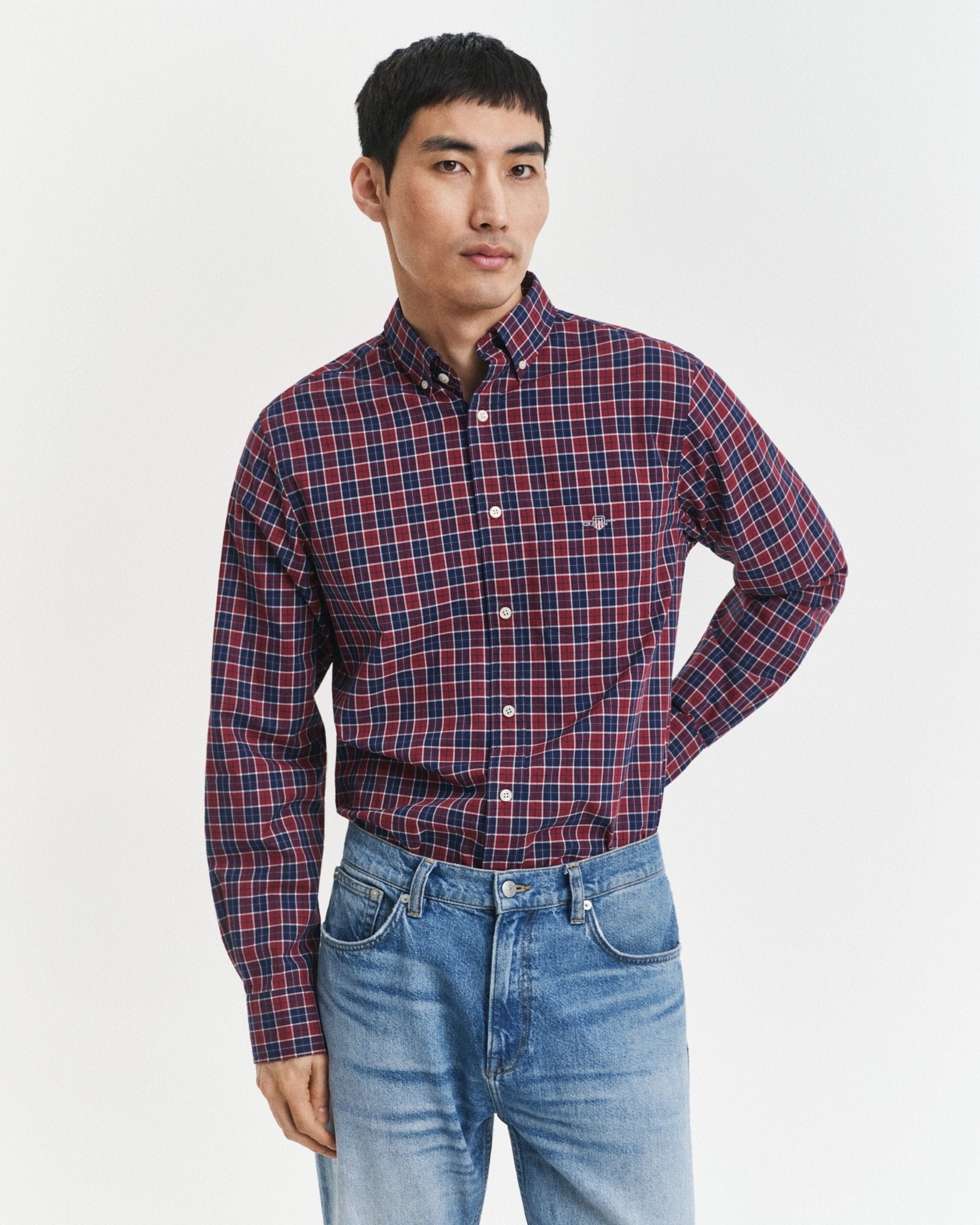 GANT Regular Classic Poplin Check - Matt O'Brien Fashions