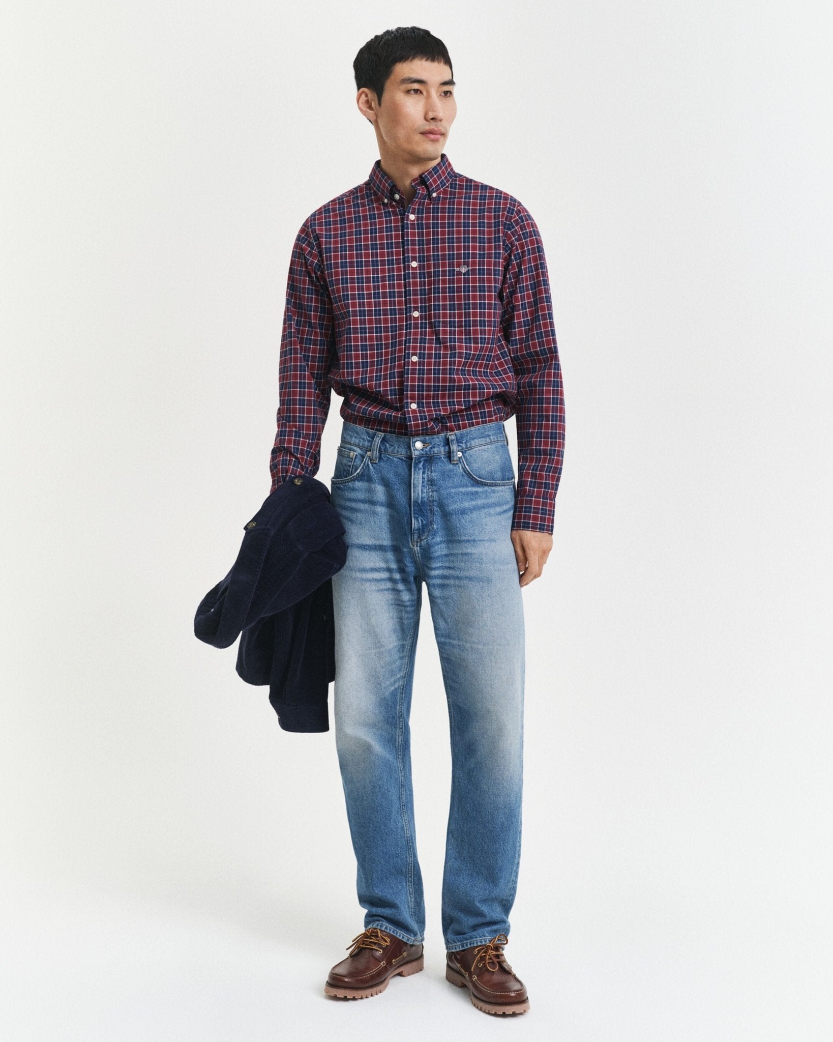 GANT Regular Classic Poplin Check - Matt O'Brien Fashions