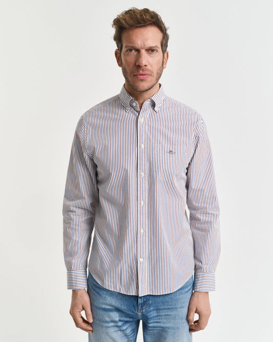 GANT Regular Classic Poplin Stripe - Matt O'Brien Fashions