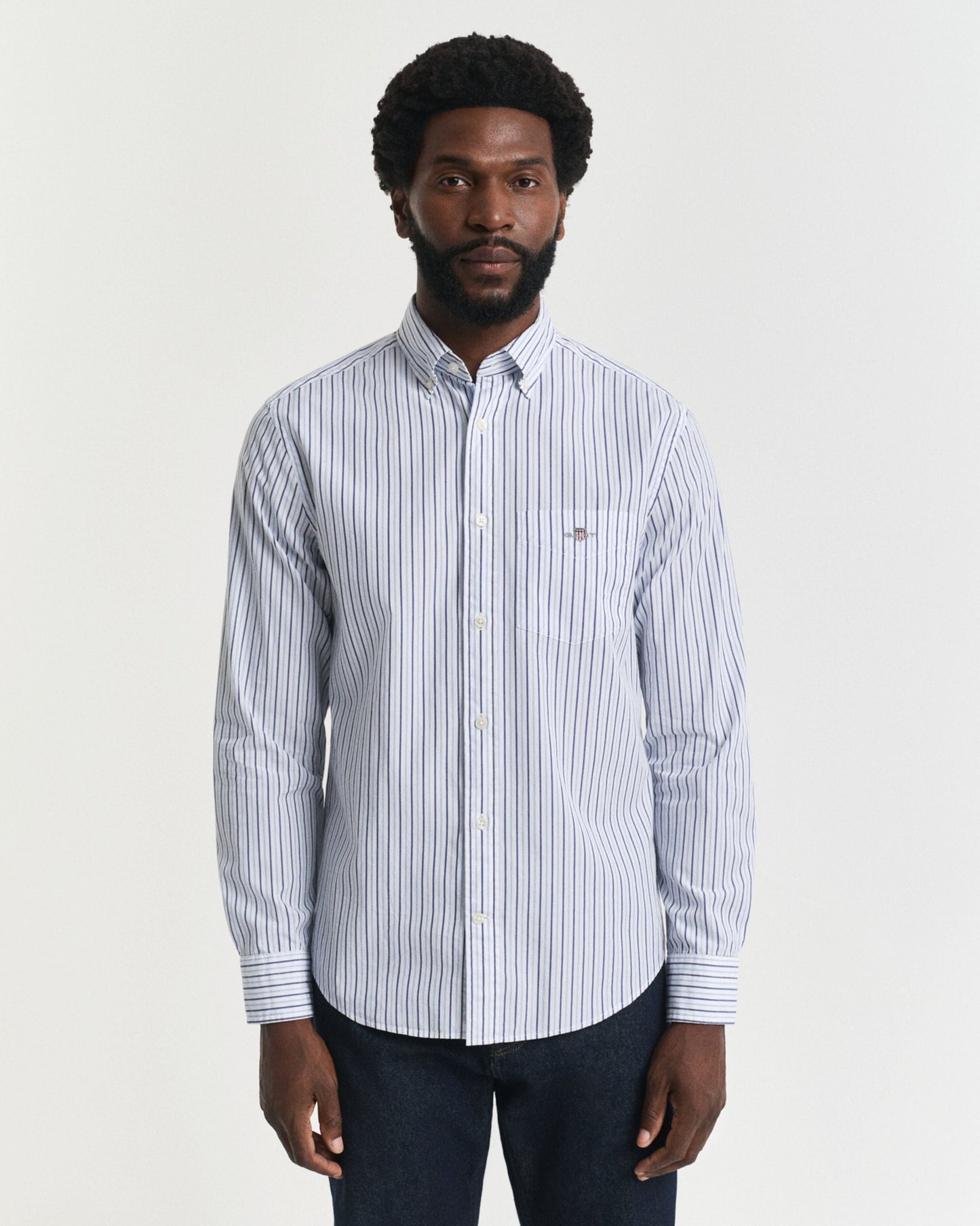 GANT Regular Classic Poplin Stripe - Matt O'Brien Fashions