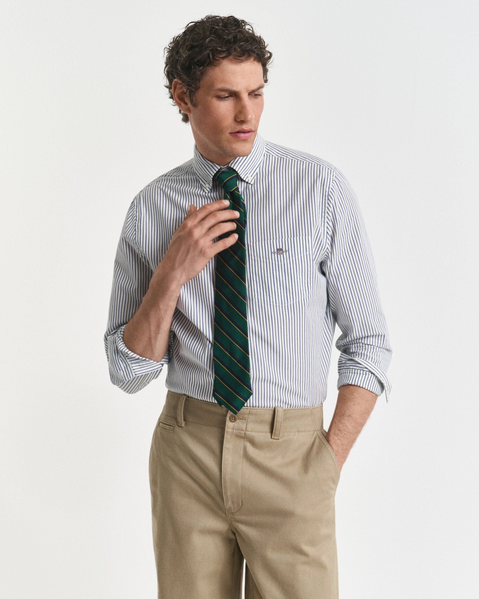 GANT Regular Classic Poplin Stripe - Matt O'Brien Fashions