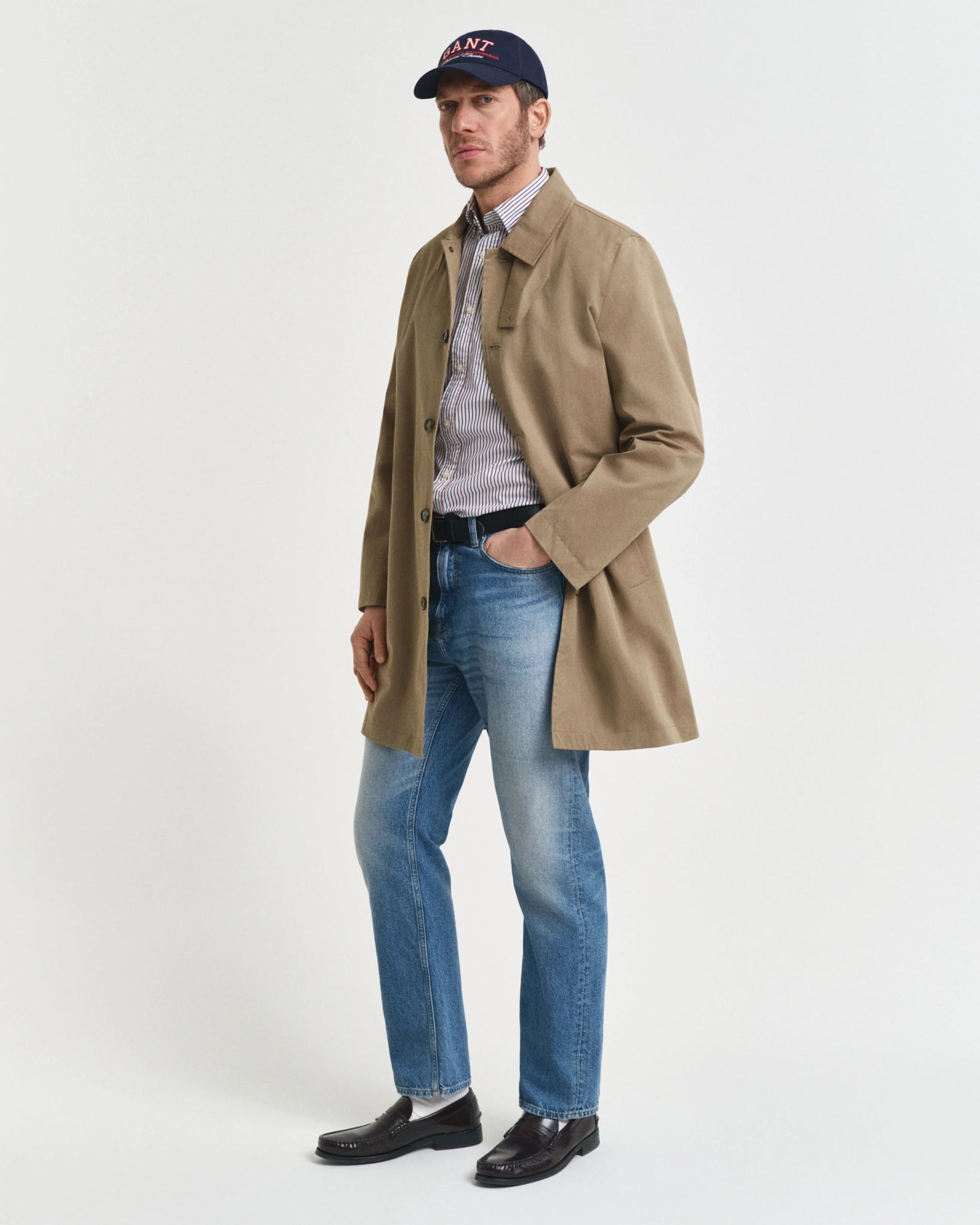 GANT Regular Classic Poplin Stripe - Matt O'Brien Fashions