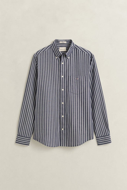 GANT Regular Fit Poplin Stripe Shirt - Matt O'Brien Fashions