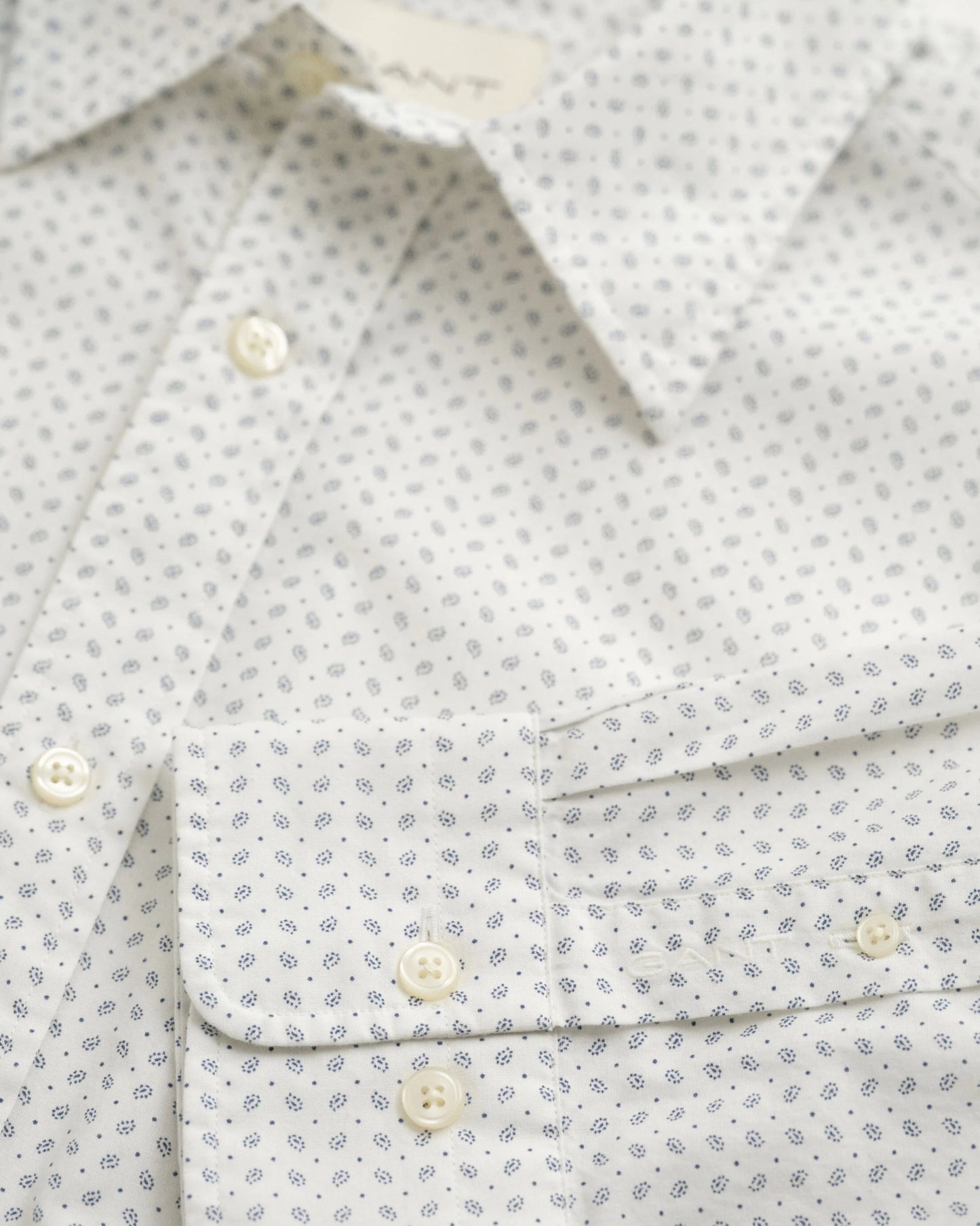 GANT Regular Micro Print Shirt - Matt O'Brien Fashions