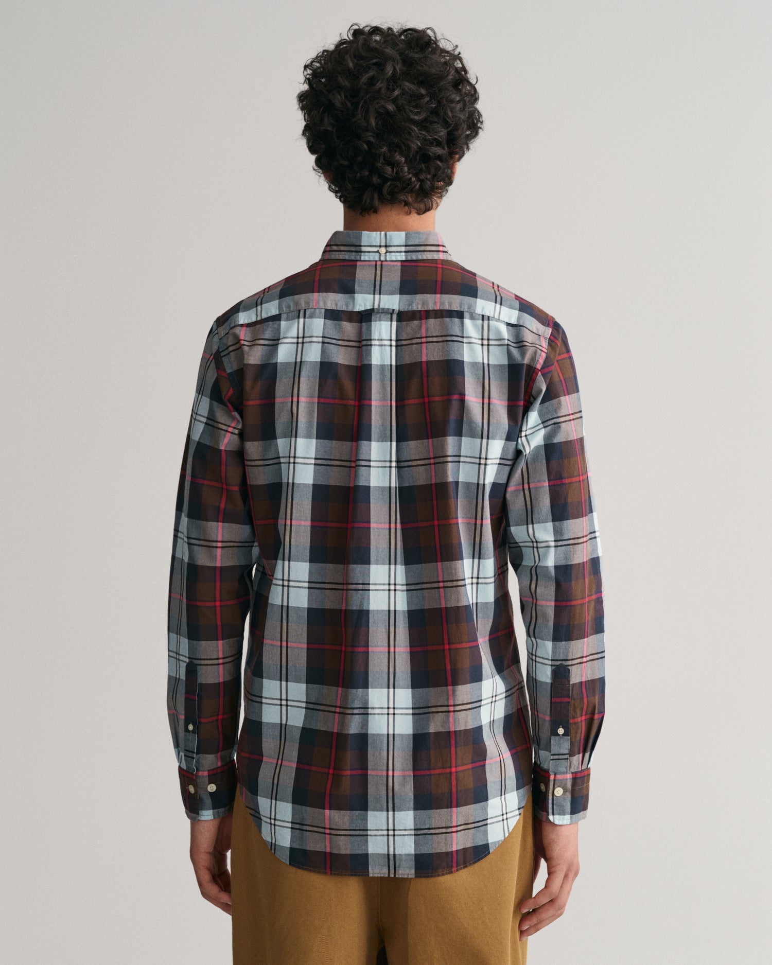 GANT Regular Poplin Large Check Shirt - Matt O'Brien Fashions