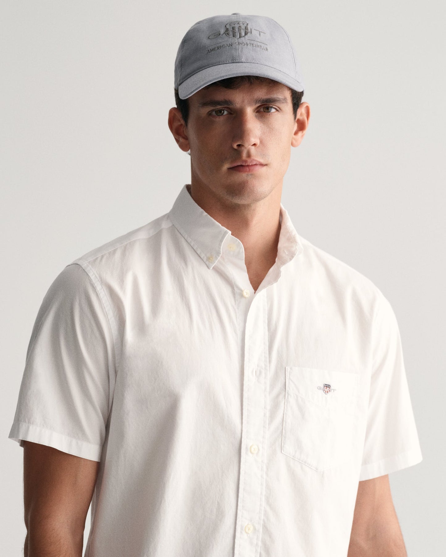 GANT Regular Poplin Short Sleeve Shirt - Matt O'Brien Fashions