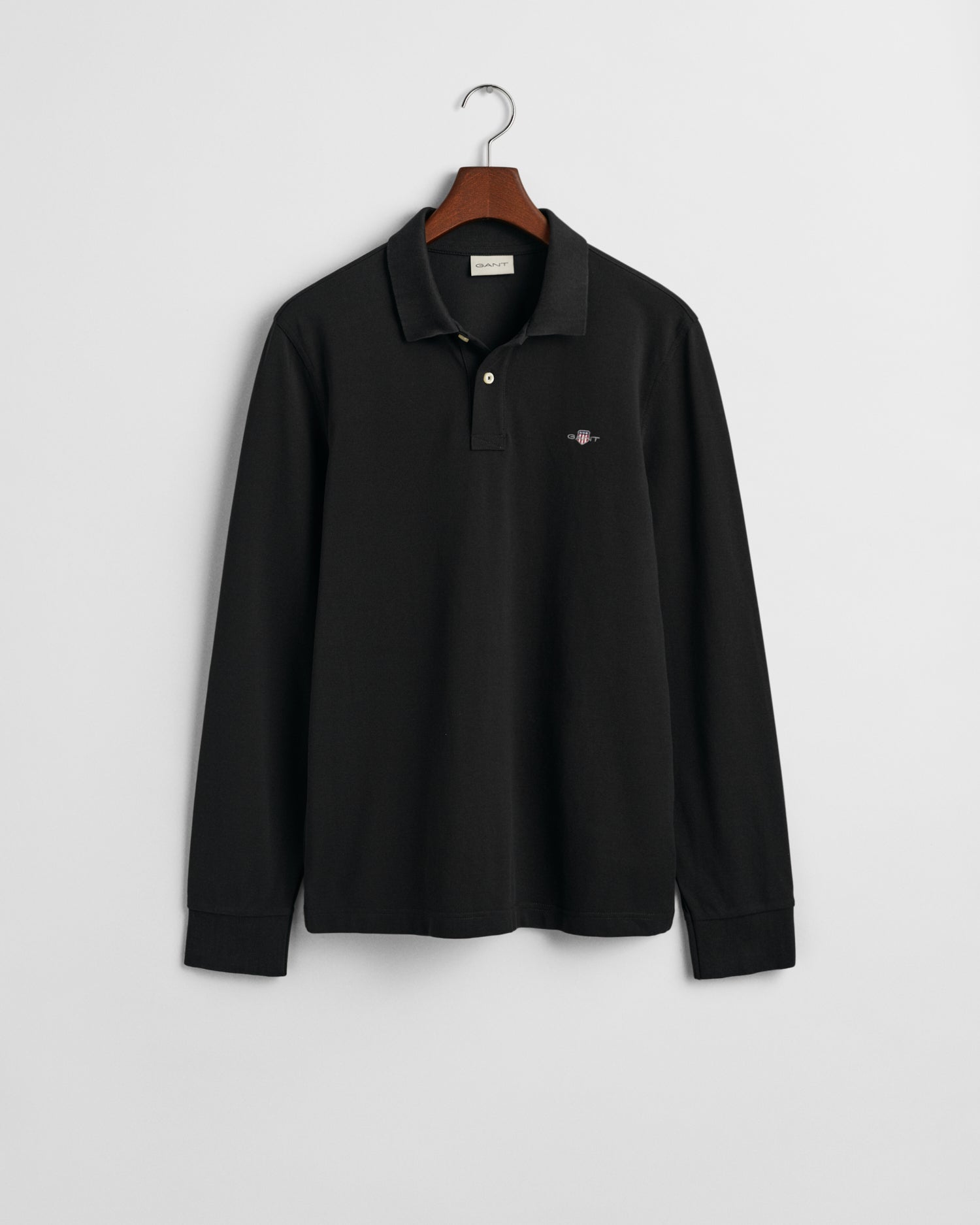 GANT Regular Shield Long Sleeve Pique Rugger - Matt O'Brien Fashions