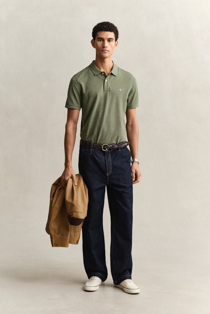 GANT Regular Shield Pique Polo - Matt O'Brien Fashions