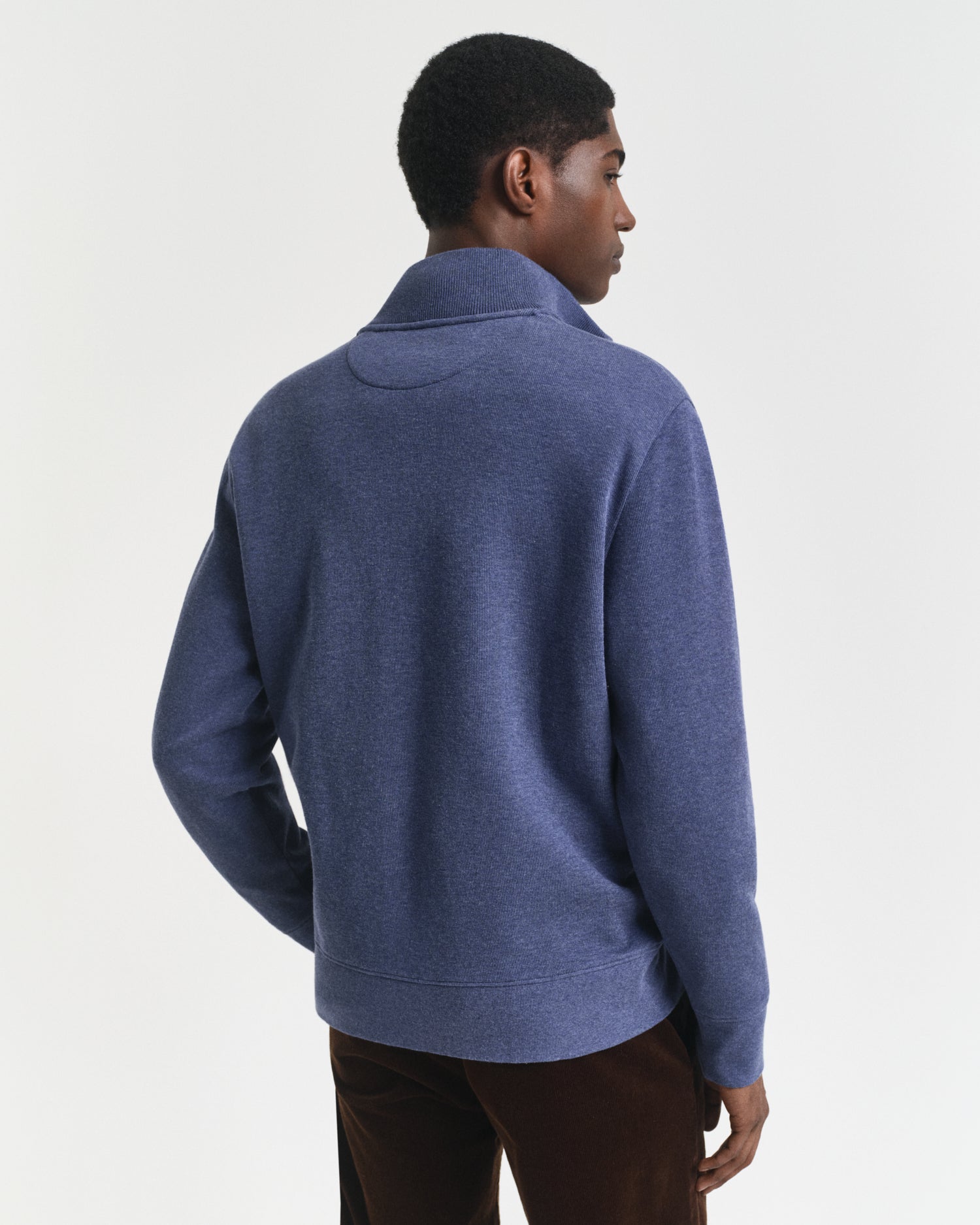 GANT Sacker Rib Full Zip Sweatshirt - Matt O'Brien Fashions