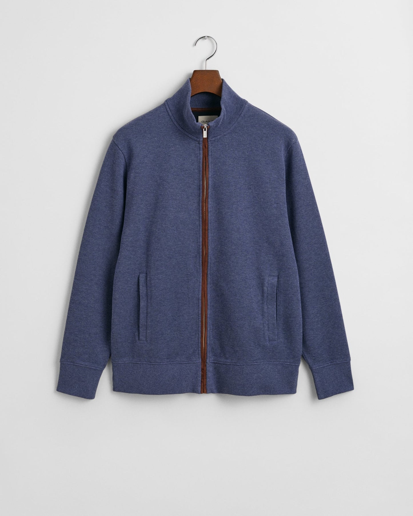 GANT Sacker Rib Full Zip Sweatshirt - Matt O'Brien Fashions