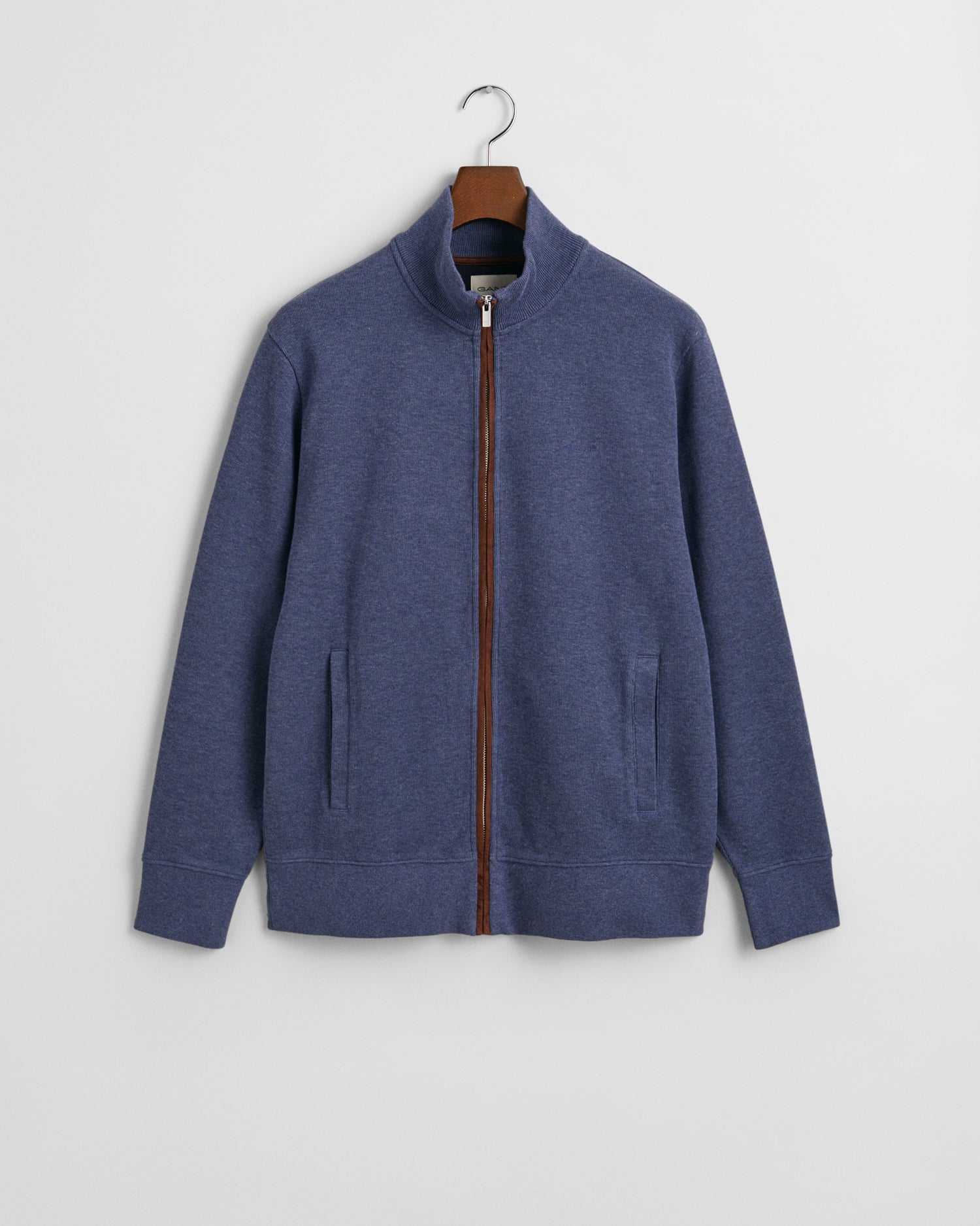 GANT Sacker Rib Full Zip Sweatshirt - Matt O'Brien Fashions