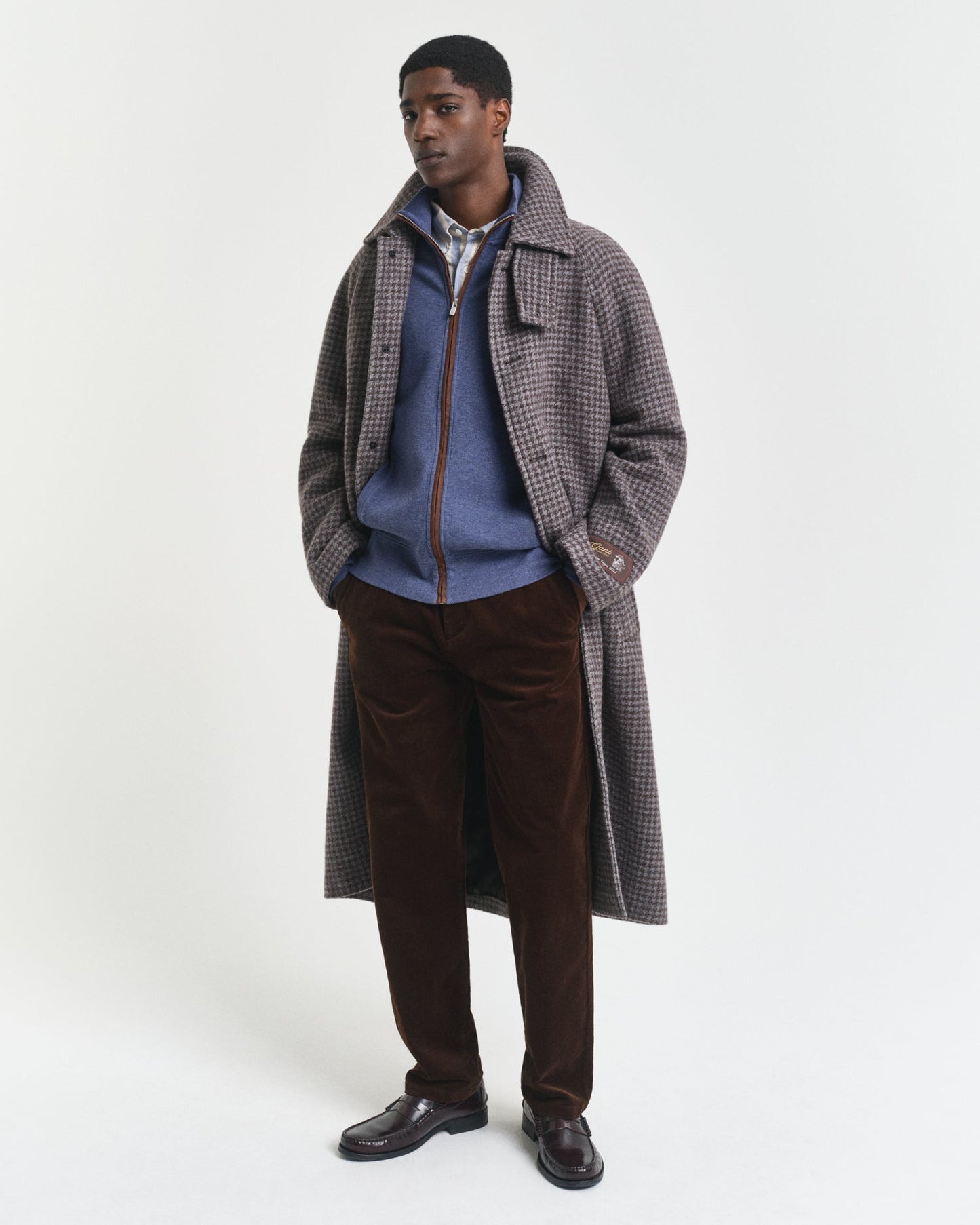GANT Sacker Rib Full Zip Sweatshirt - Matt O'Brien Fashions