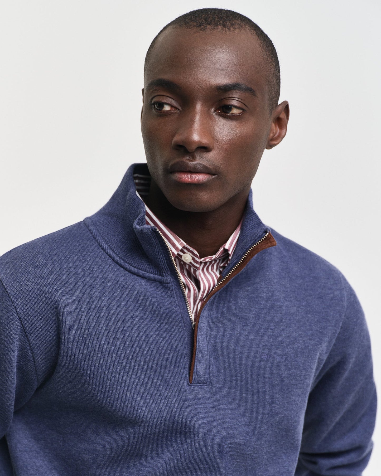 GANT Sacker Rib Half Zip Sweatshirt - Matt O'Brien Fashions