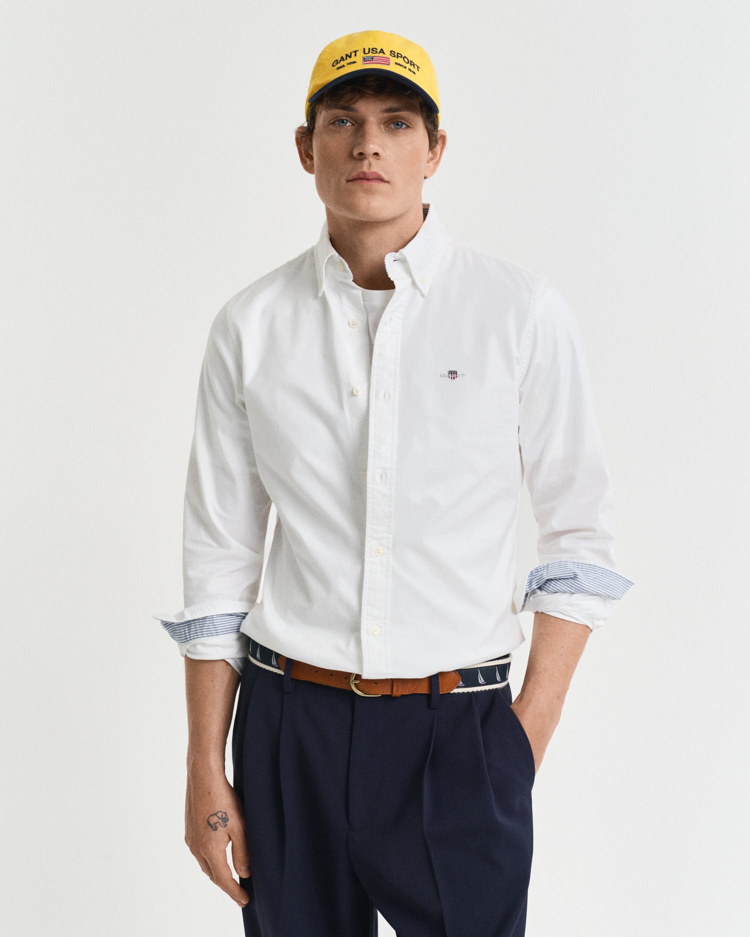 GANT Slim Stretch Oxford Shirt - Matt O'Brien Fashions