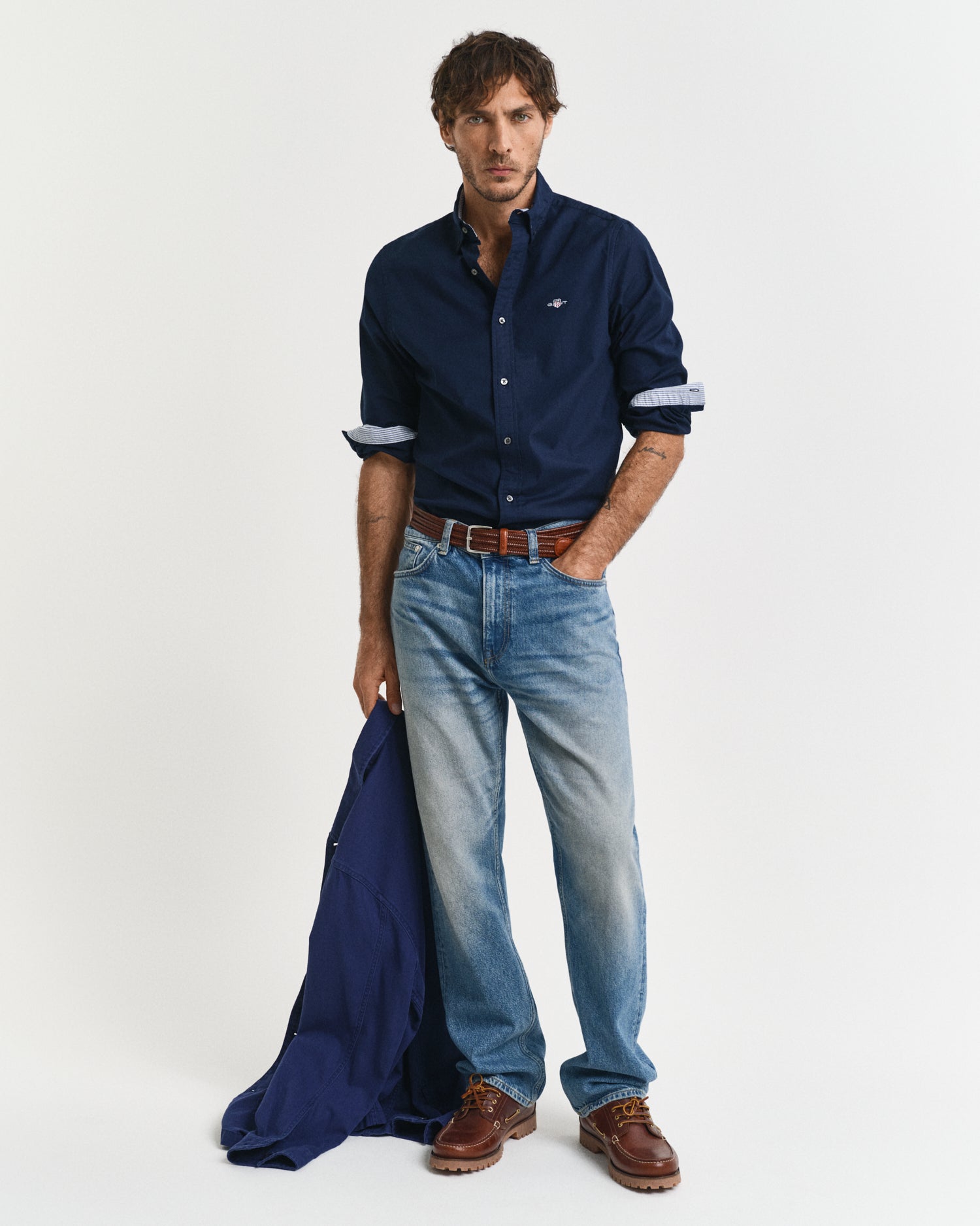 GANT Slim Stretch Oxford Shirt - Matt O'Brien Fashions