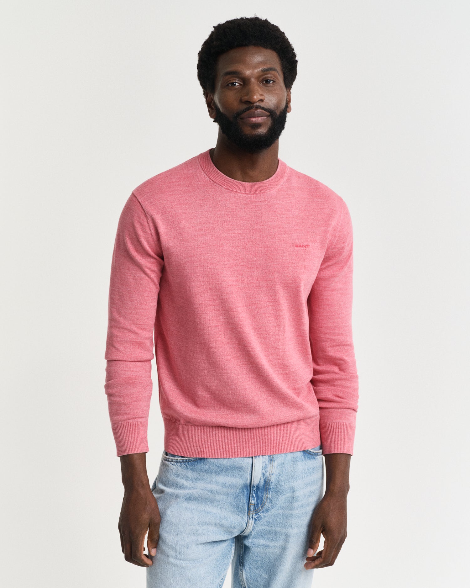 GANT Sun Faded Crew Neck Jumper - Matt O'Brien Fashions