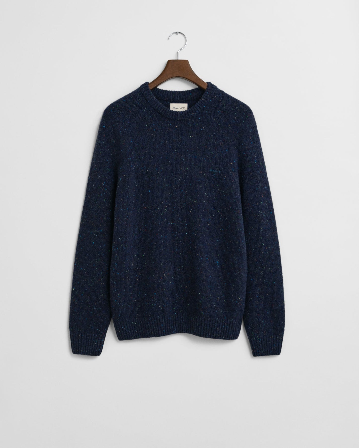GANT Wool Blend Neps Crew Jumper - Matt O'Brien Fashions