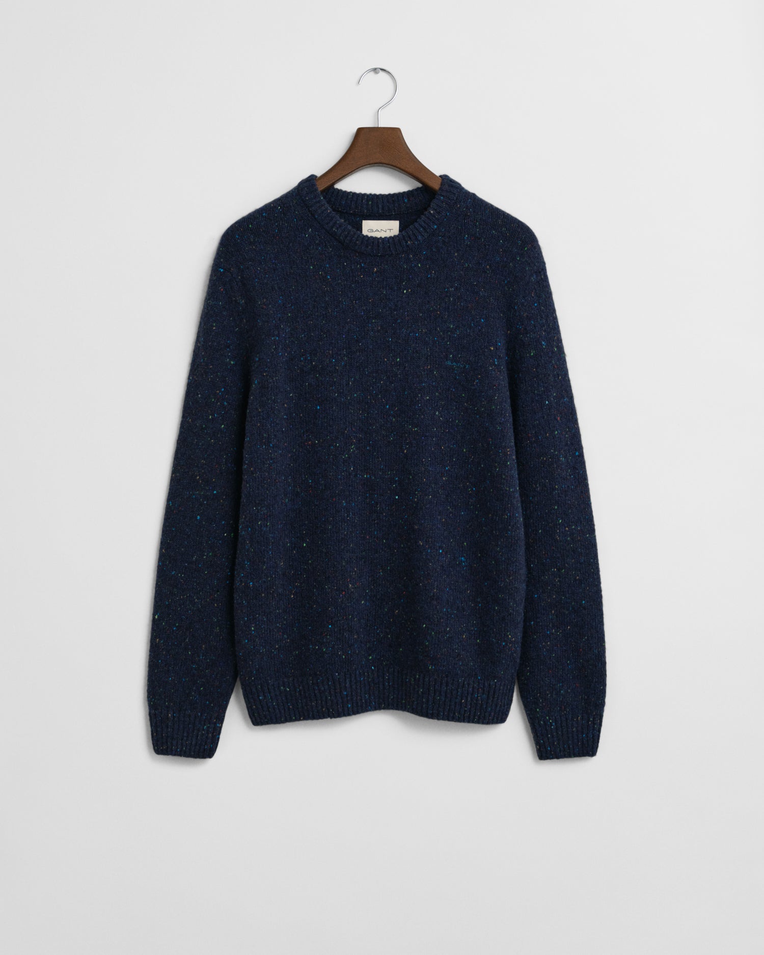 GANT Wool Blend Neps Crew Jumper - Matt O'Brien Fashions