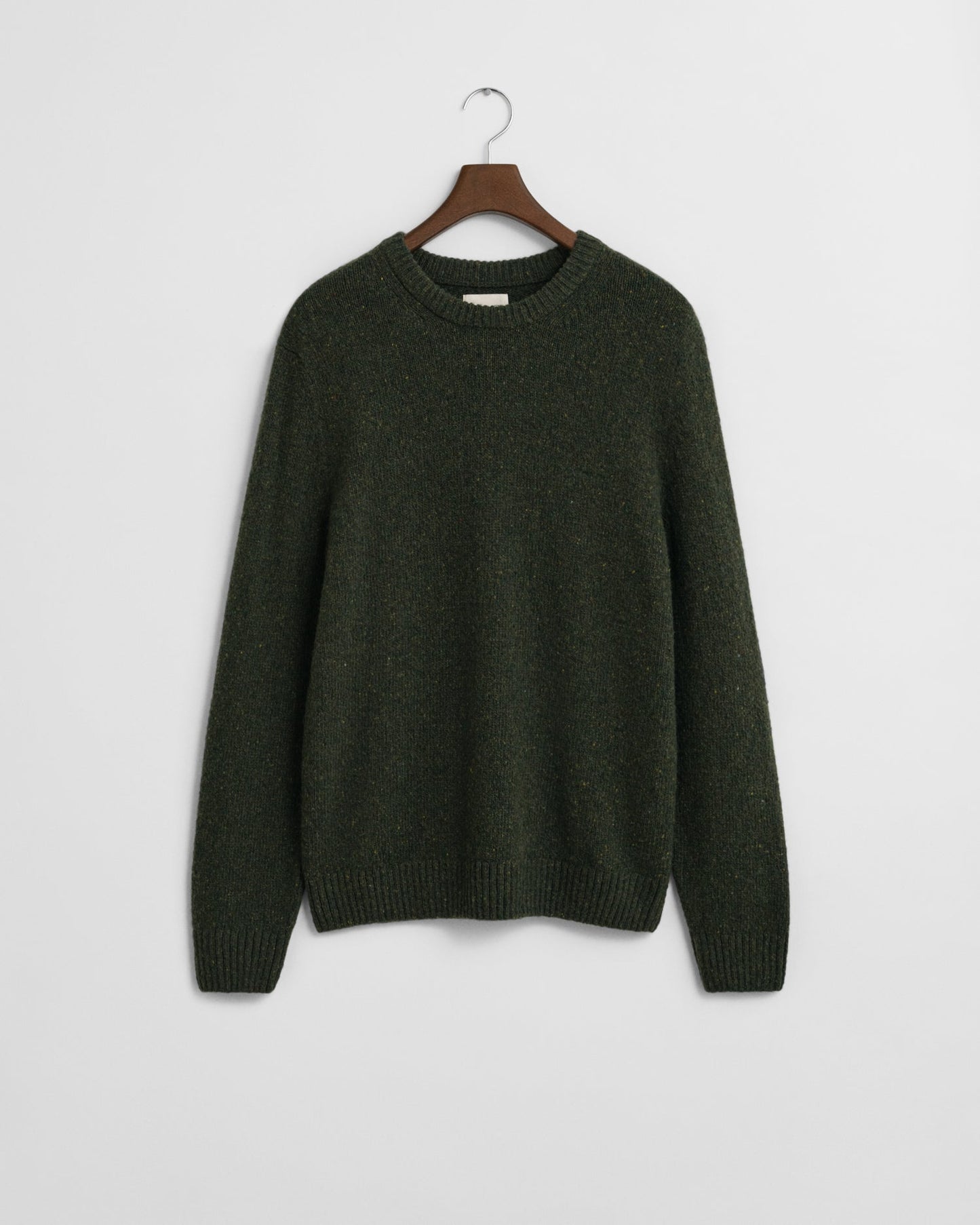 GANT Wool Blend Neps Crew Jumper - Matt O'Brien Fashions