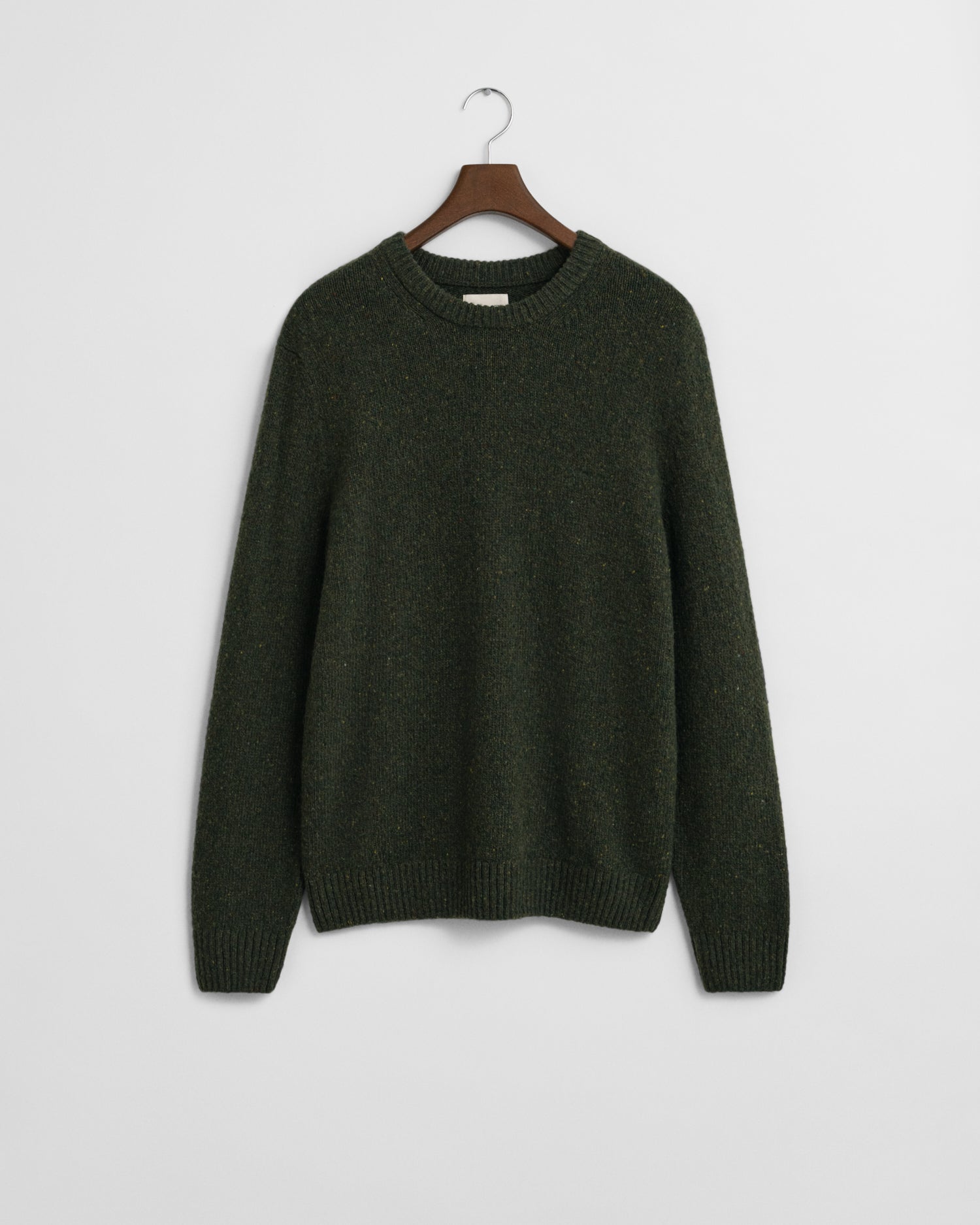 GANT Wool Blend Neps Crew Jumper - Matt O'Brien Fashions