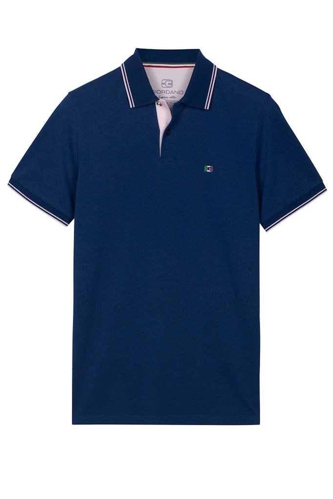 Giordano Nico Tipped Polo - Matt O'Brien Fashions