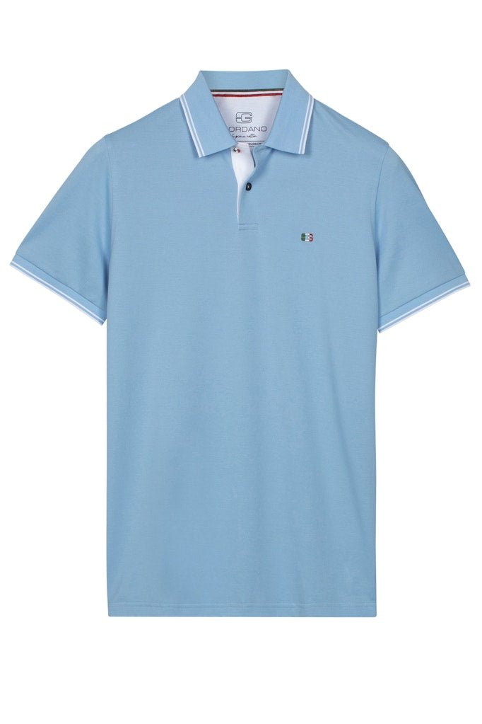 Giordano Nico Tipped Polo - Matt O'Brien Fashions