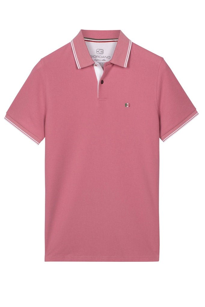 Giordano Nico Tipped Polo - Matt O'Brien Fashions