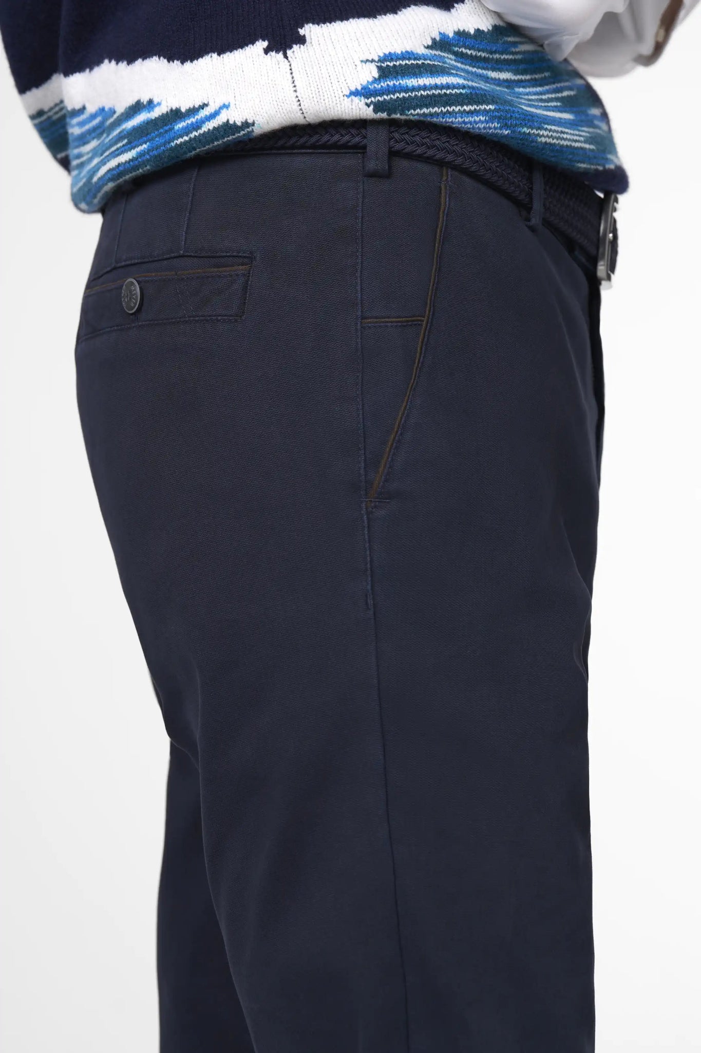 Meyer Oslo Stretch Waist Chino - Matt O'Brien Fashions