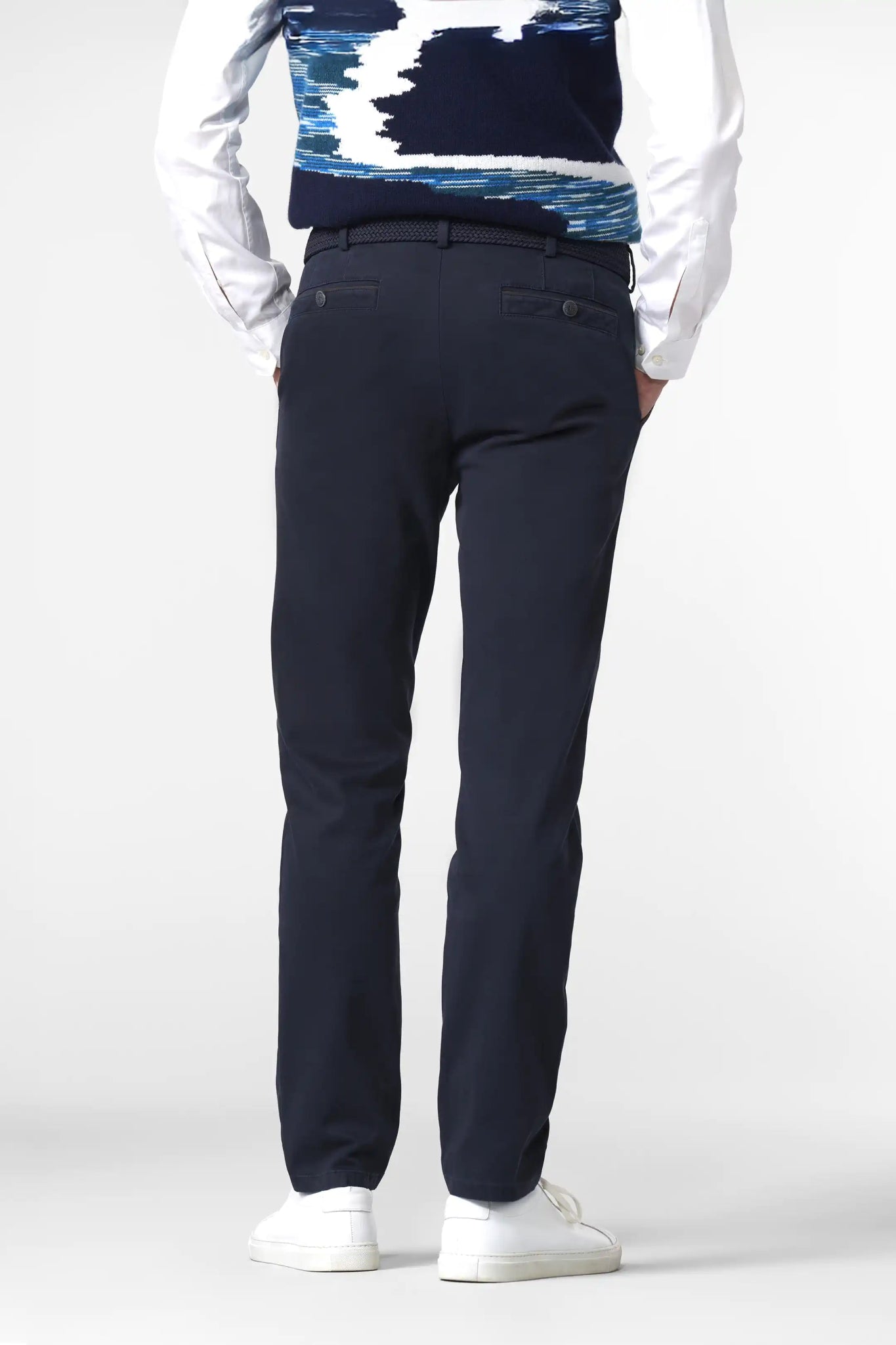 Meyer Oslo Stretch Waist Chino - Matt O'Brien Fashions
