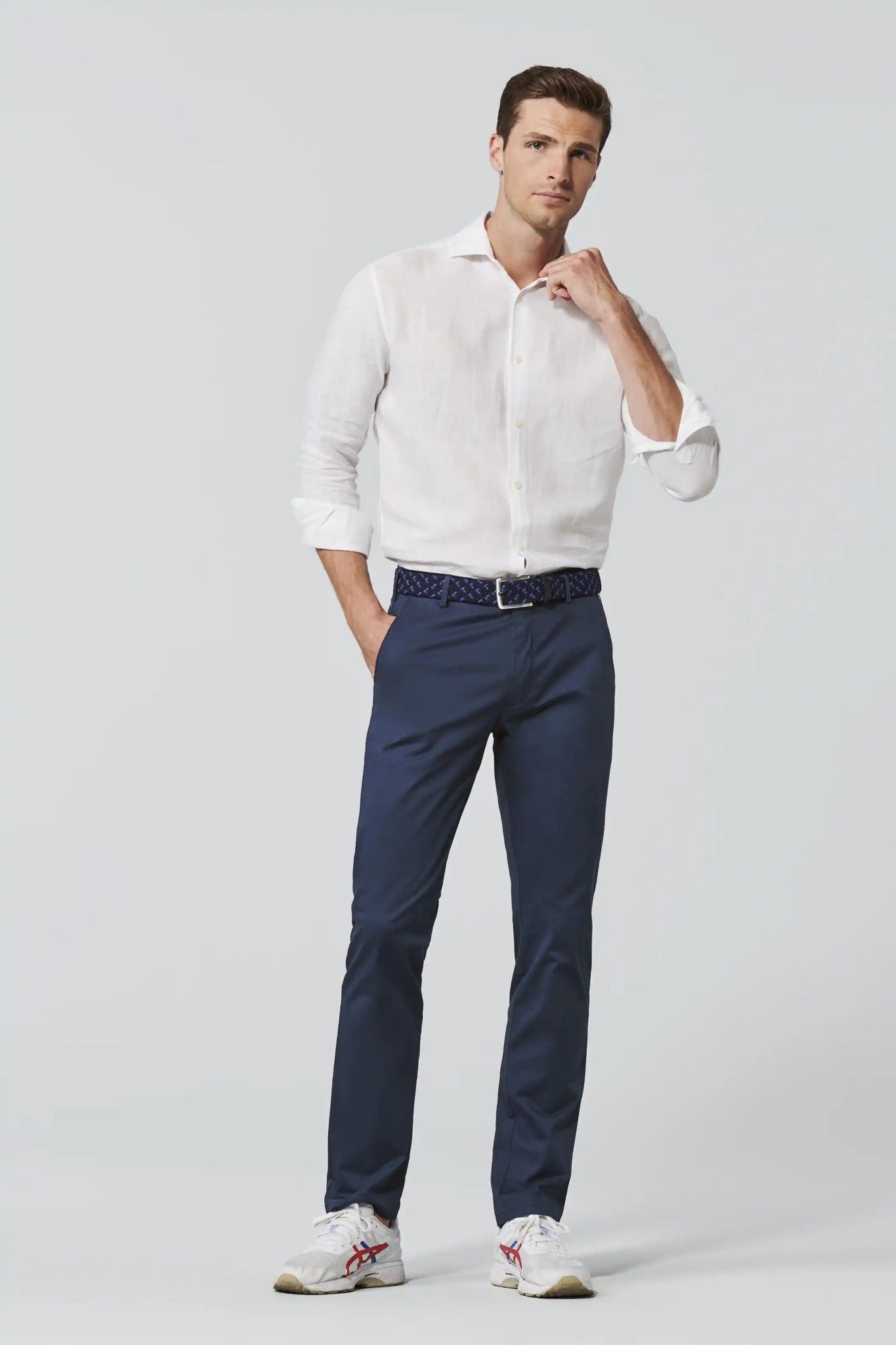 Meyer Roma Flexi Waistband Chino - Matt O'Brien Fashions