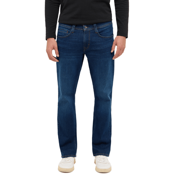 Mustang OREGON - Bootcut jeans - dark blue denim/donkerblauw denim Mustang OREGON - Bootcut jeans - dark blue denim/donkerblauw denim