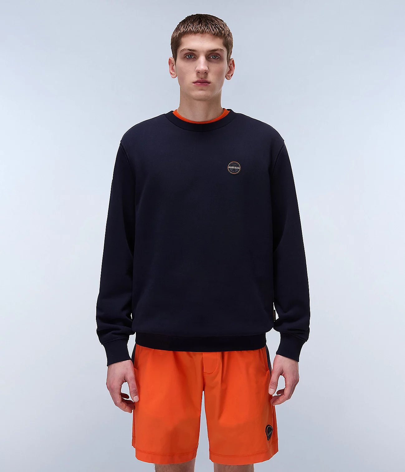 Napapijri Badge Crew Sweatshirt - Matt O'Brien Fashions