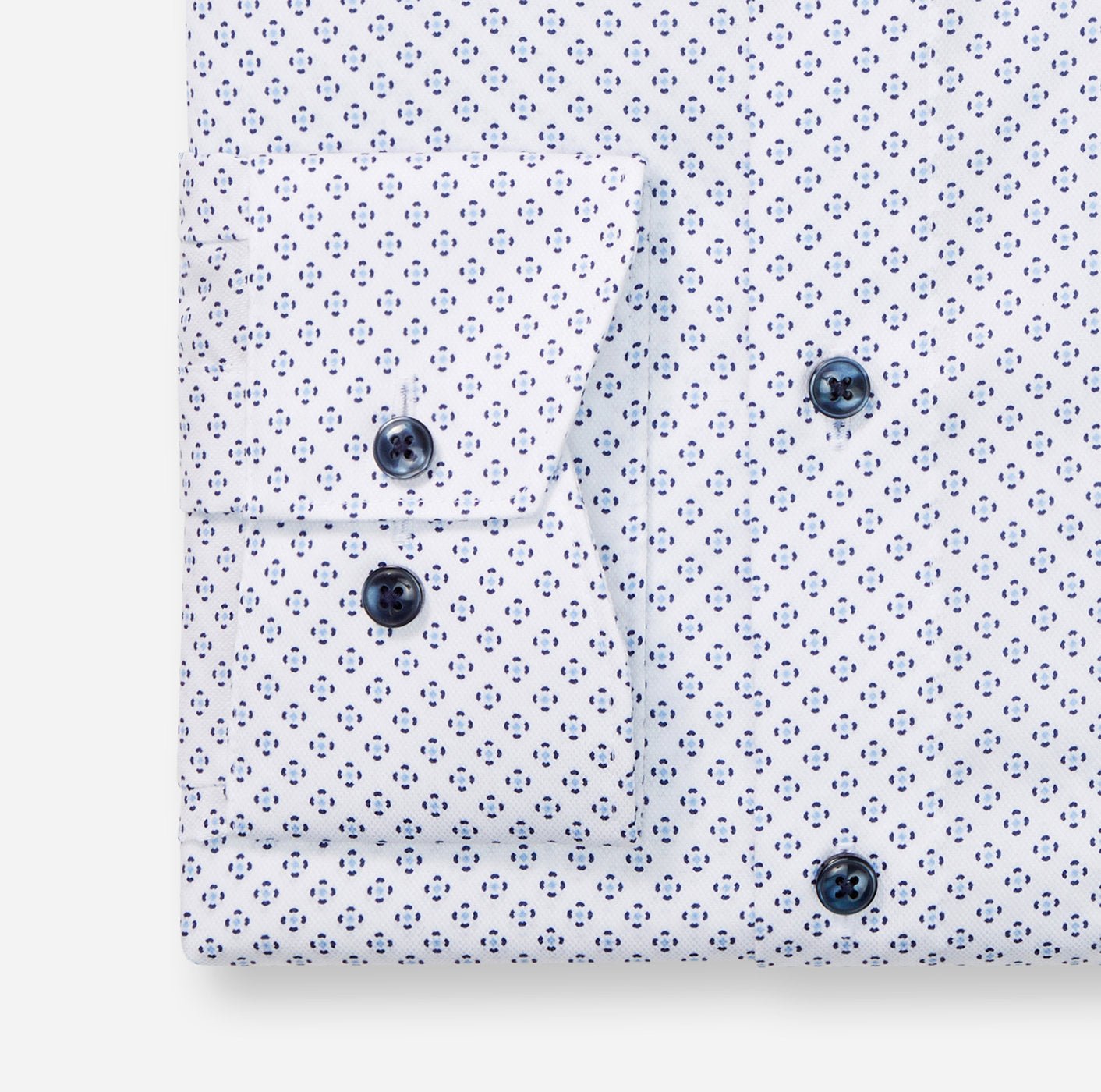 Olymp Kent Modern Fit Geometric Print Shirt - Matt O'Brien Fashions