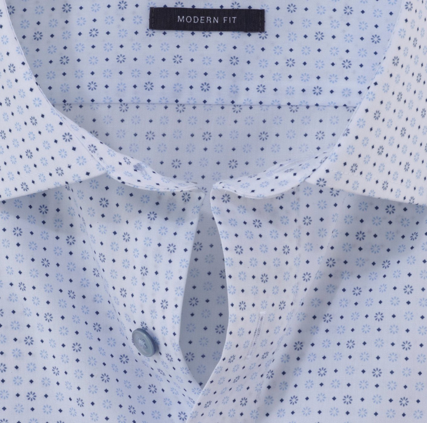 Olymp Luxor Modern Fit Geometric Print Shirt - Matt O'Brien Fashions