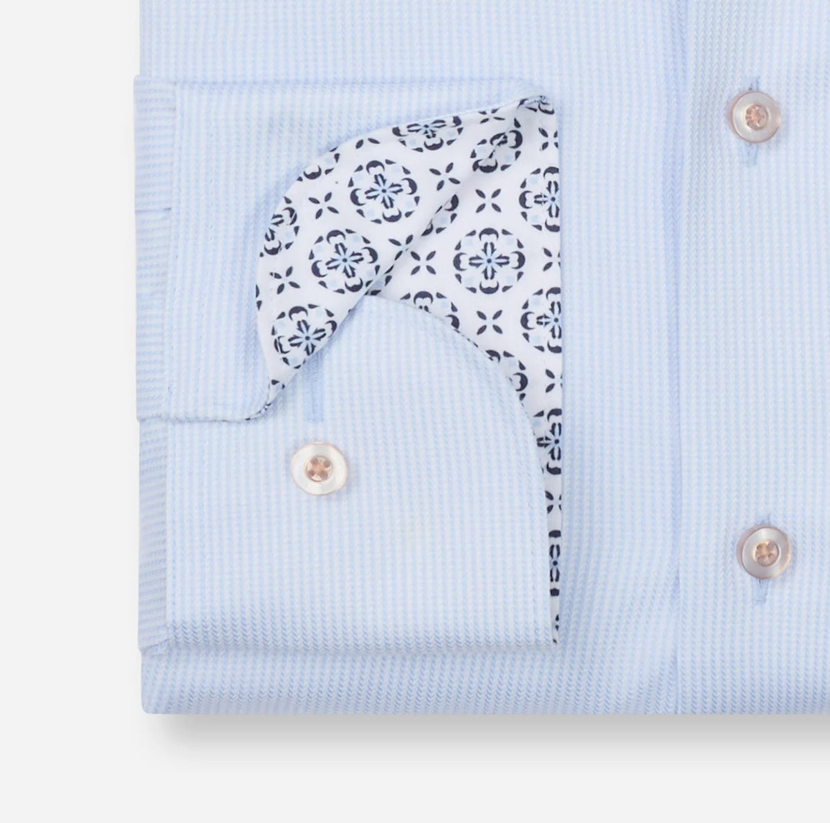 Olymp Modern Fit Herringbone Dress Shirt - Matt O'Brien Fashions