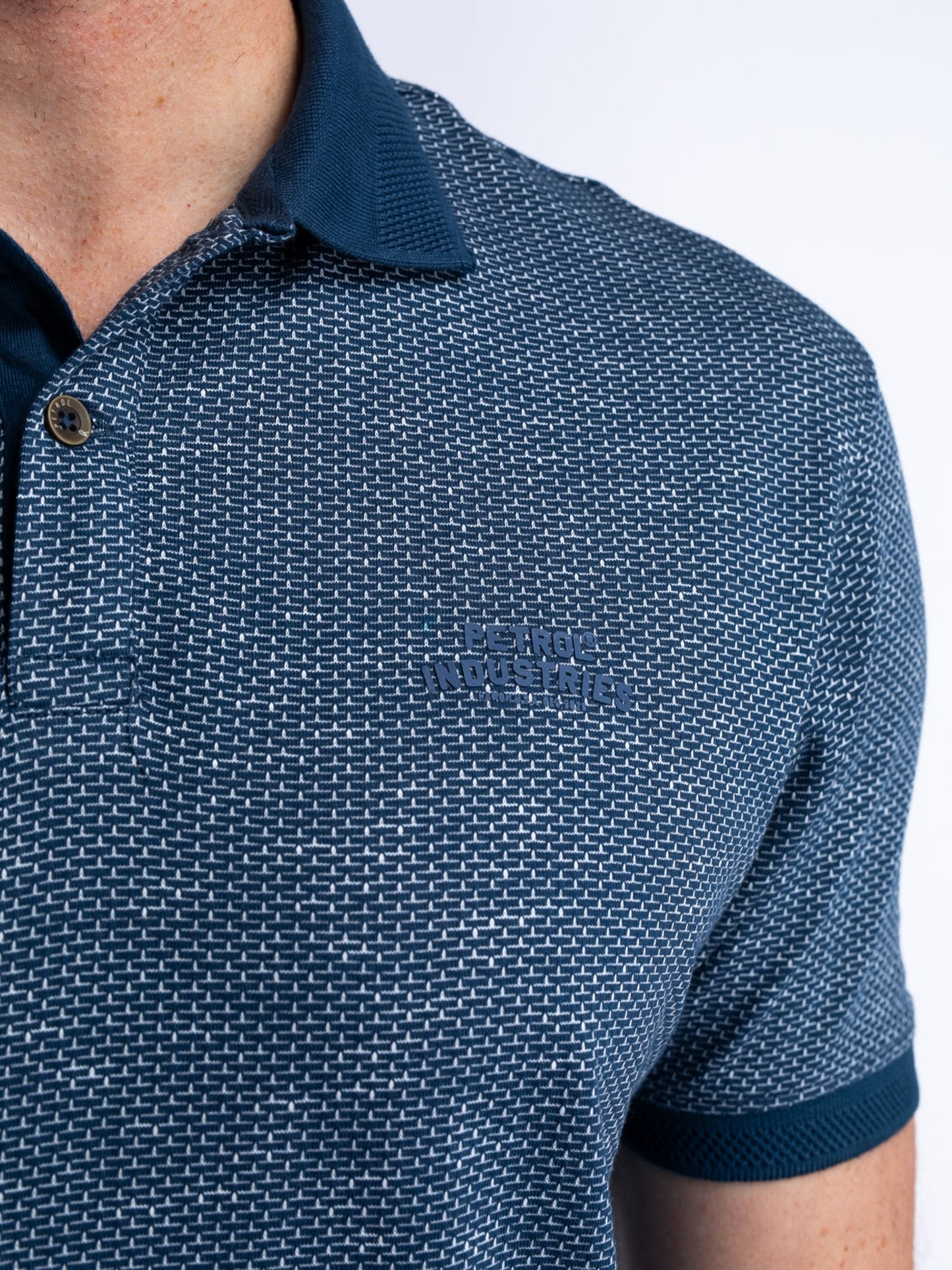 Petrol Industries Textured Polo - Matt O'Brien Fashions