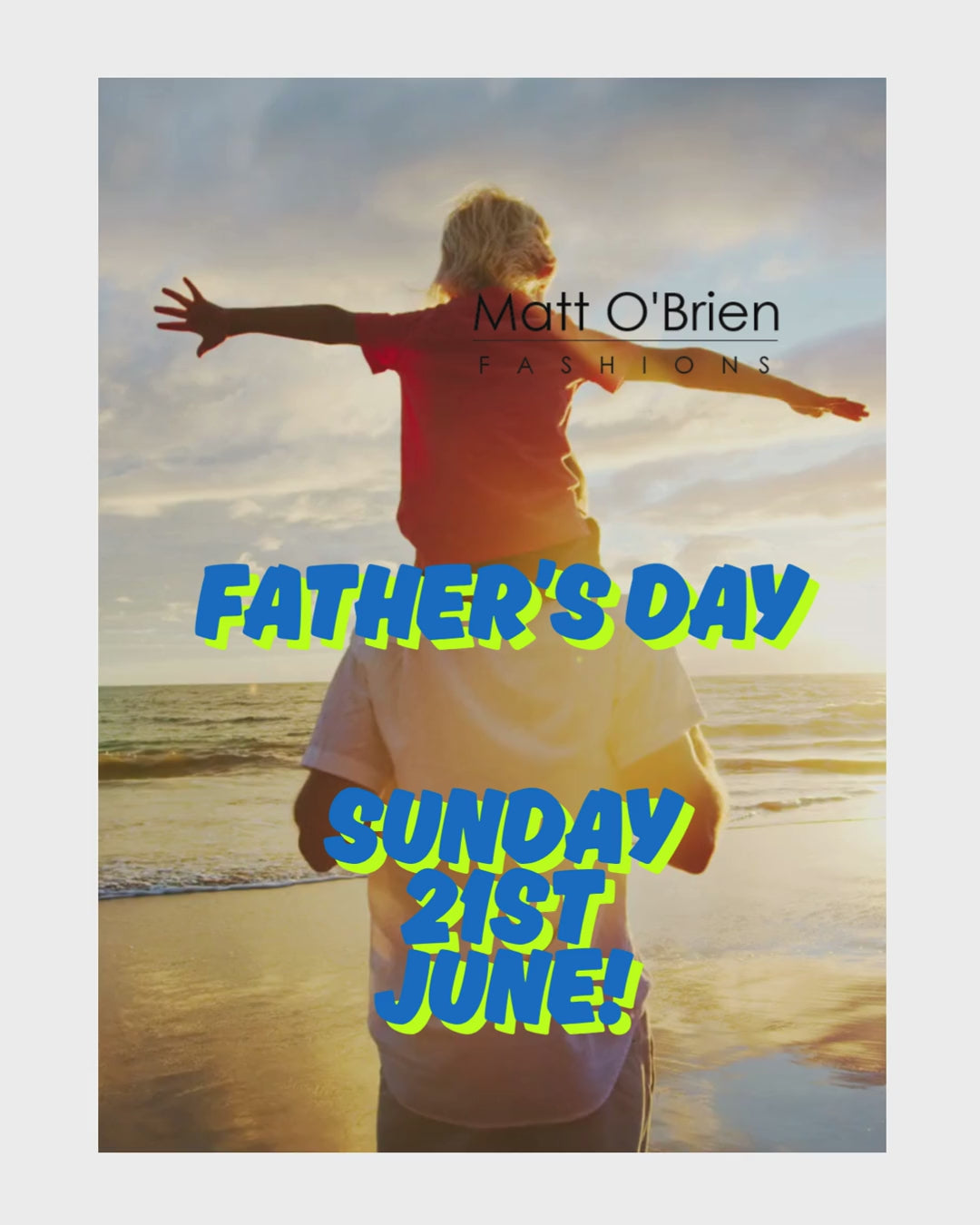 Load video: Matt O'Brien Fashions Father's Day Clip
