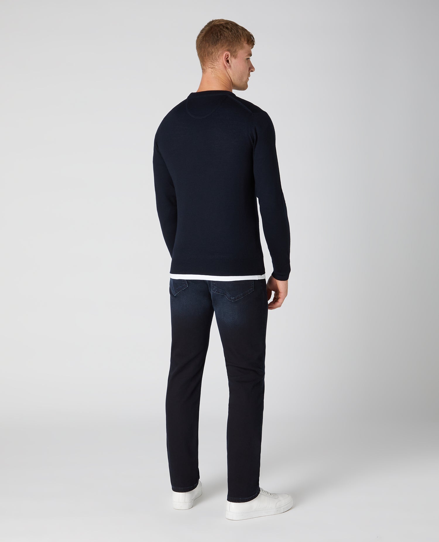 Remus Uomo Crew Neck Jumper - Matt O'Brien Fashions
