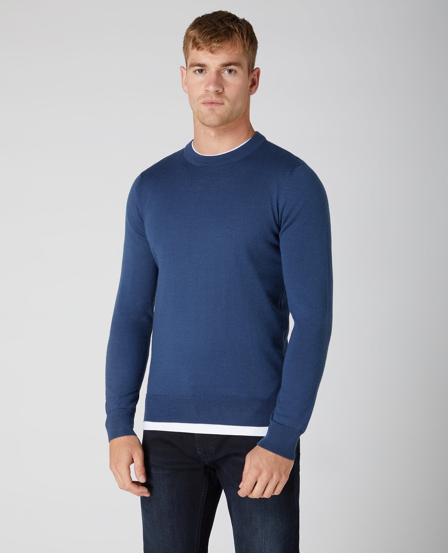 Remus Uomo Crew Neck Jumper - Matt O'Brien Fashions