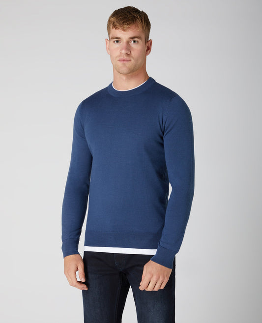 Remus Uomo Crew Neck Jumper - Matt O'Brien Fashions