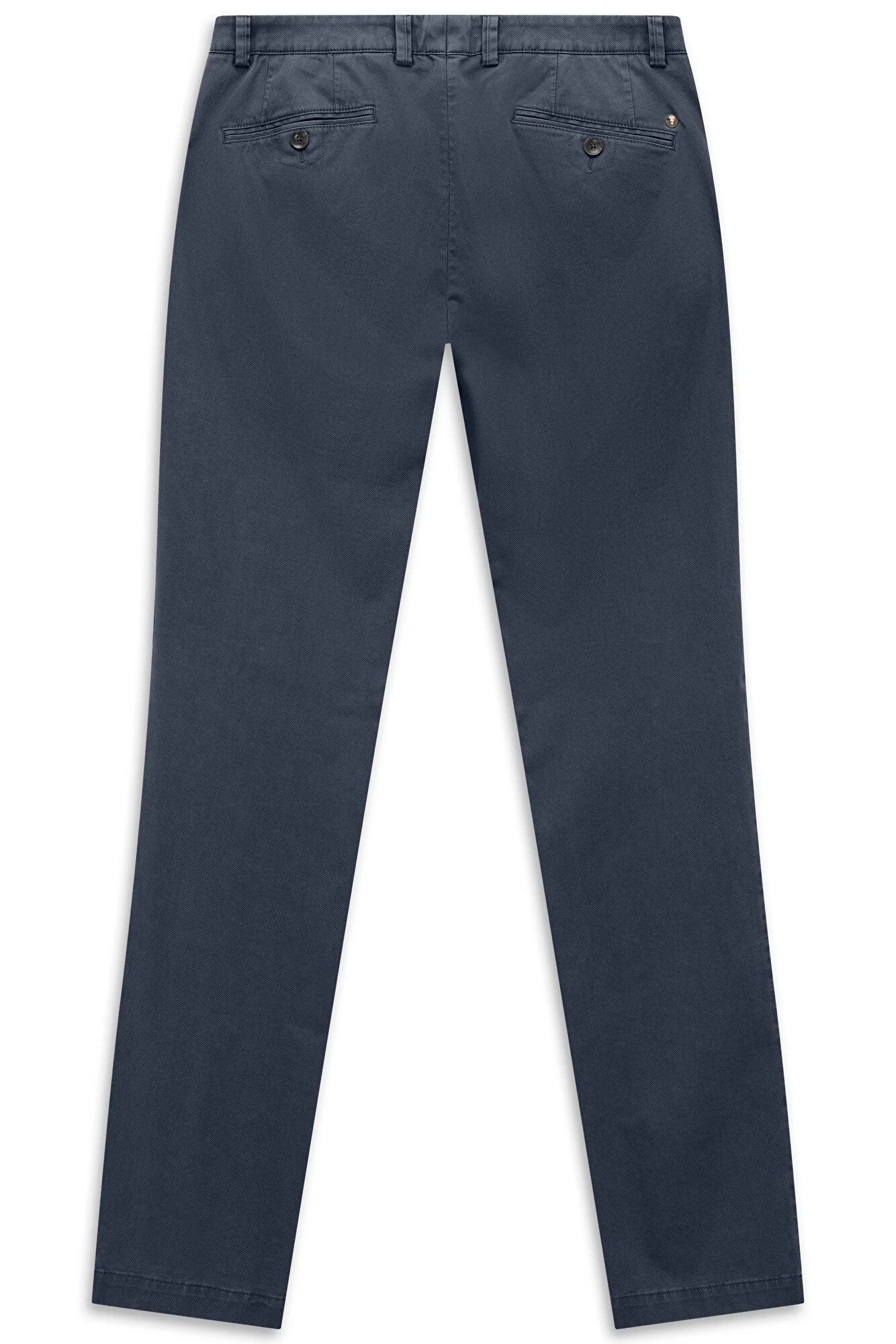 Blue pants on a white background