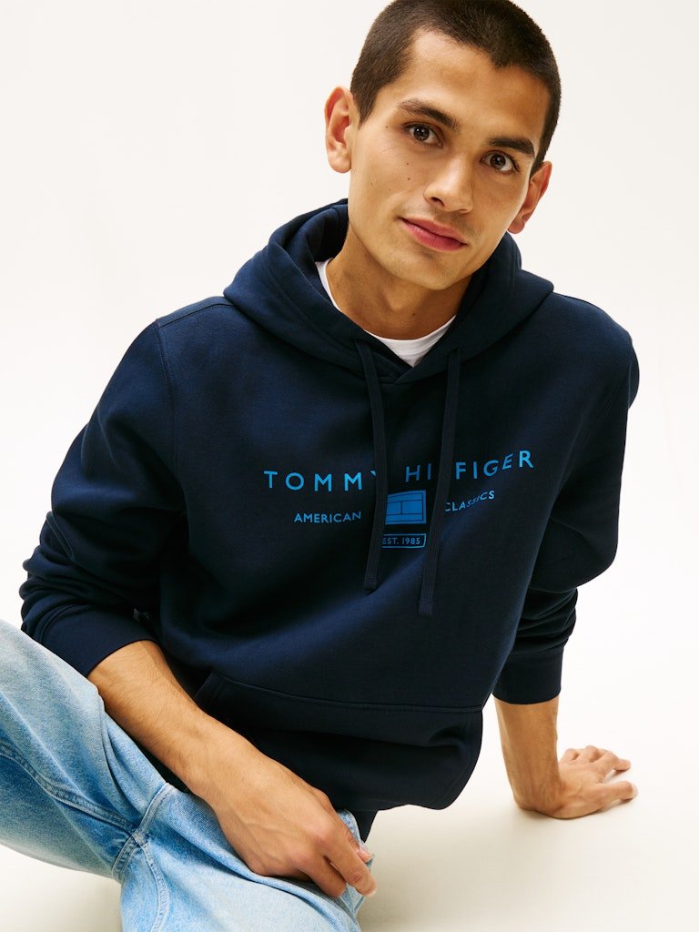 Tommy Hilfiger Brand Love Mono Hoody - Matt O'Brien Fashions