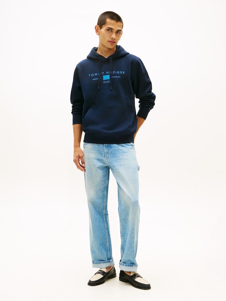 Tommy Hilfiger Brand Love Mono Hoody - Matt O'Brien Fashions