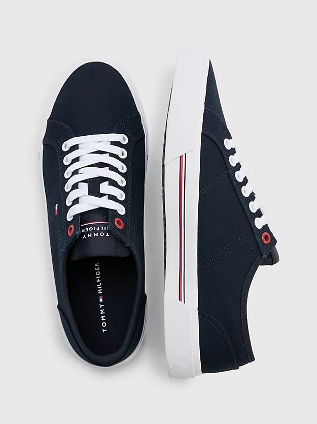 Tommy Hilfiger Core Canvas Trainers - Matt O'Brien Fashions