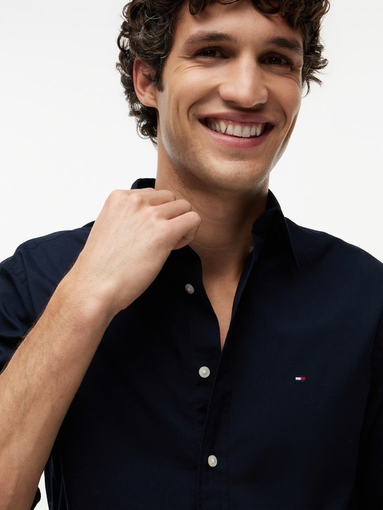 Tommy Hilfiger Core Flex Poplin Shirt - Matt O'Brien Fashions