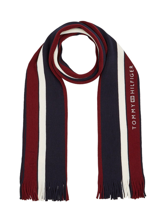 Tommy Hilfiger Corporate Stripe Raschelle Scarf - Matt O'Brien Fashions