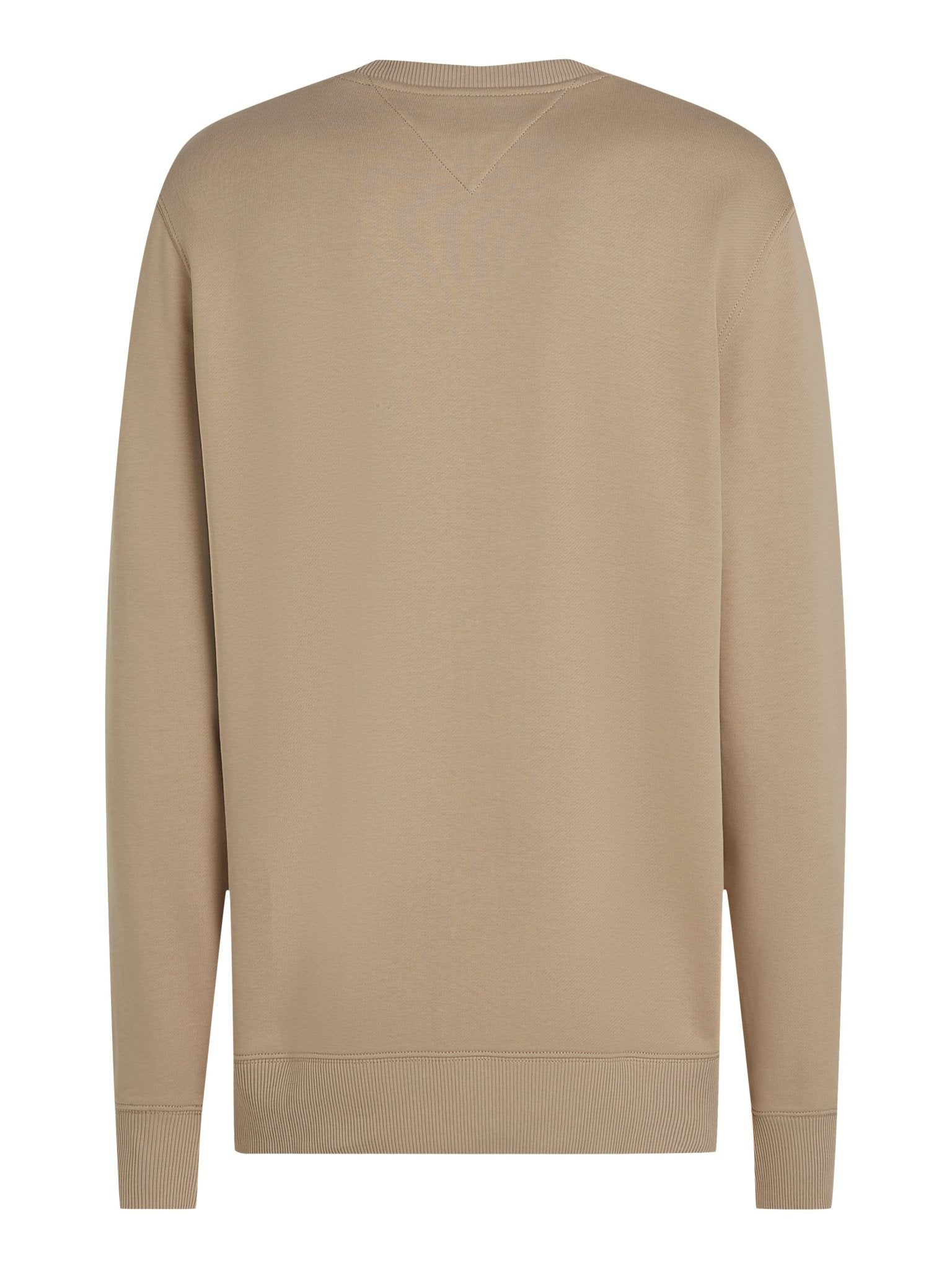 Tommy Hilfiger Crew Neck Sweatshirt, back, sandalwood - Matt O'Brien Fashions
