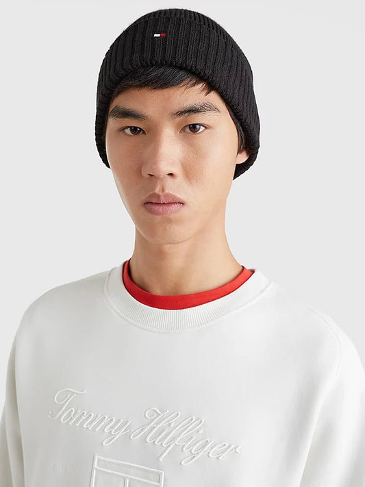 Tommy Hilfiger Essential Flag Beanie - Matt O'Brien Fashions